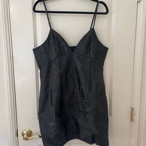 NWT Wild Fable Black Embroidered Dress